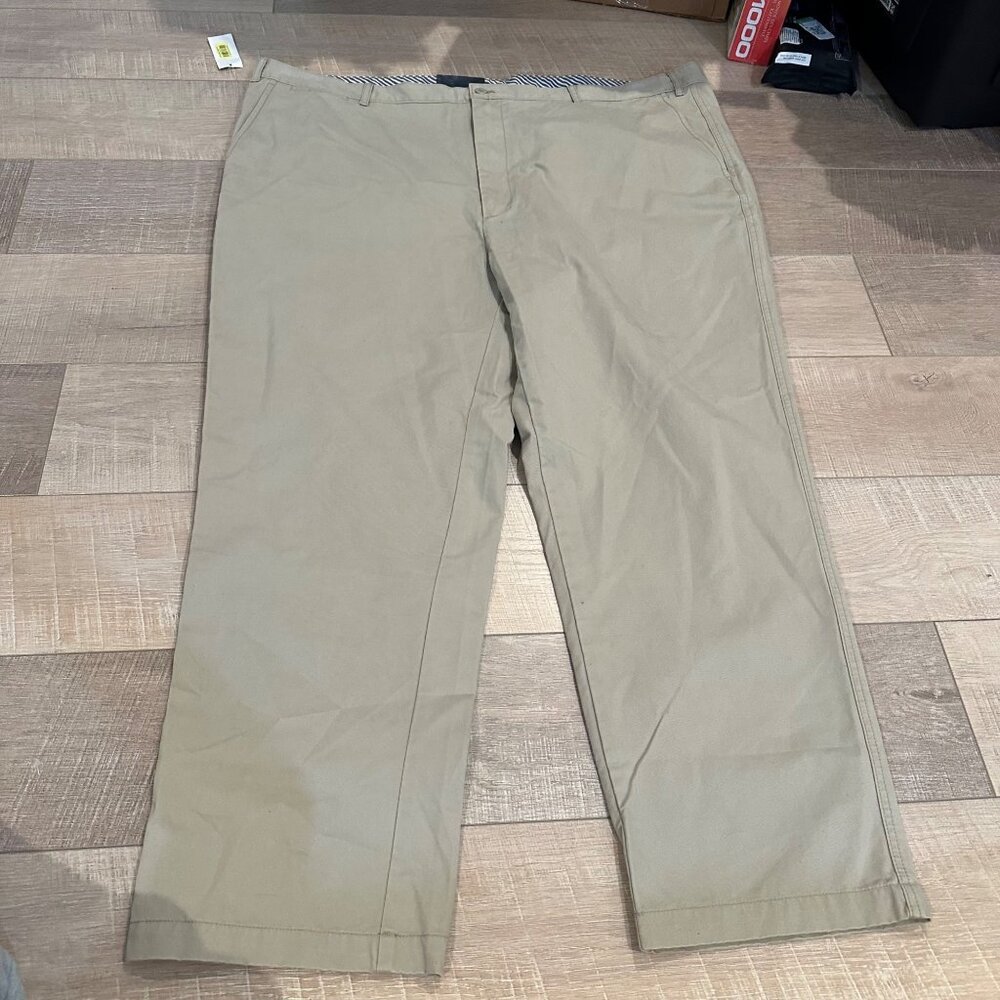 CREMIEUX MADISON BIG MAN MENS 48 X 30 CHINO KHAKI TAN PANTS NEW